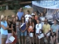 Dzieci zdają egzamin pisemny 2009r.