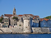 Korcula to zabytkowe miasto i ulubione miejsce na wieczorne wypady naszych kursant&oacute;w